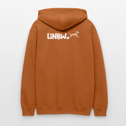 Life is not just black and white Hoodie White Edition - Athletic Orange