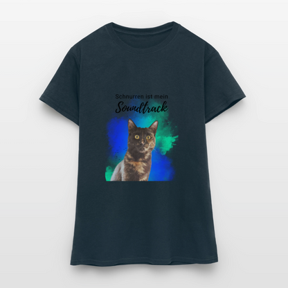 Nala's T-Shirt Schnurren ist mein Soundtrack Black Edition - Navy