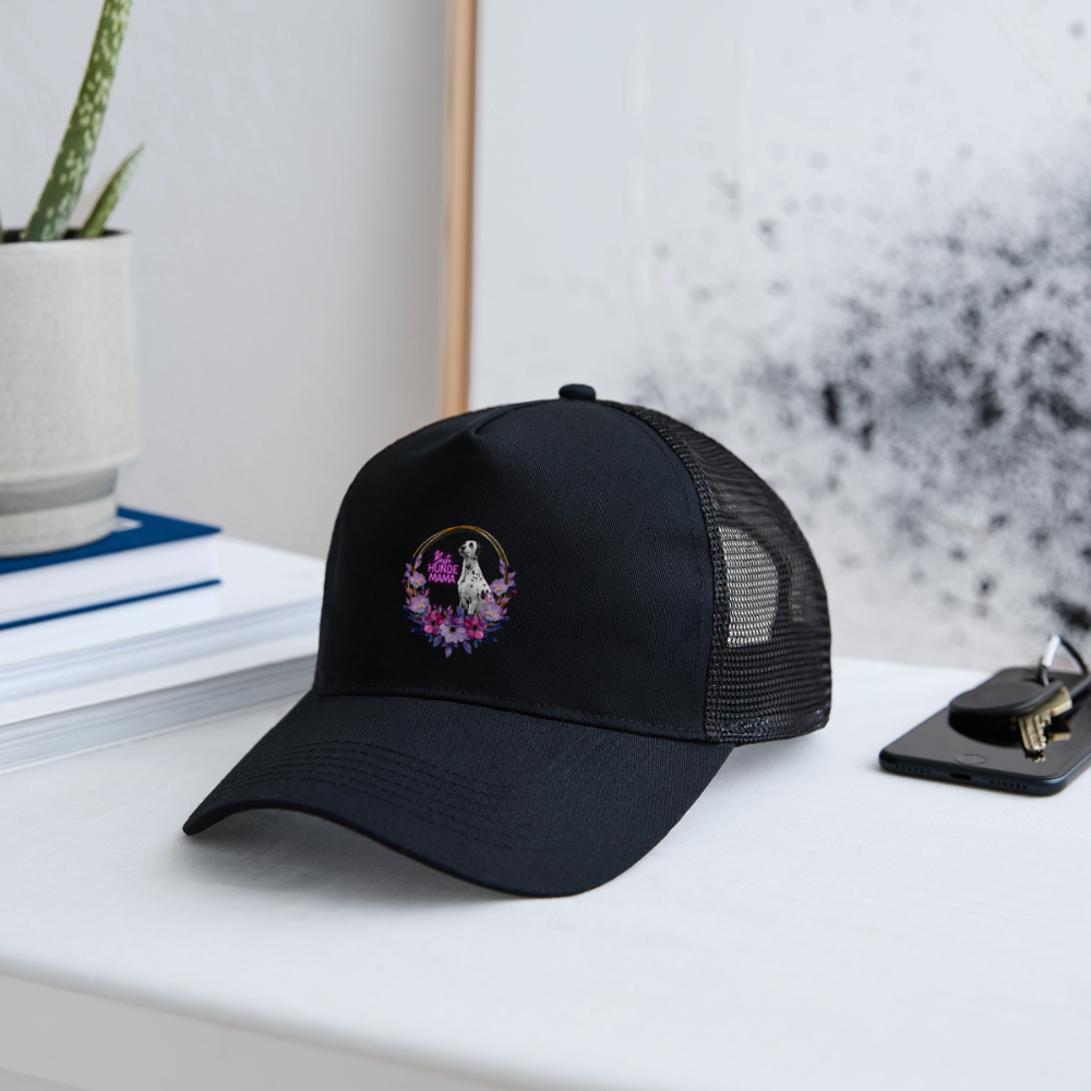 Boa´s Trucker Cap Beste Hundemama - Schwarz/Schwarz