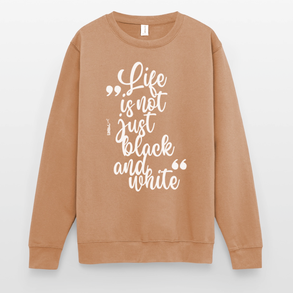 Life is not just black and white Classic Pullover White Edition - LiNBW.