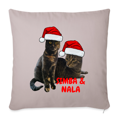 Simba´s und Nala´s Kissen Weihnachtsedition - helles Taupe