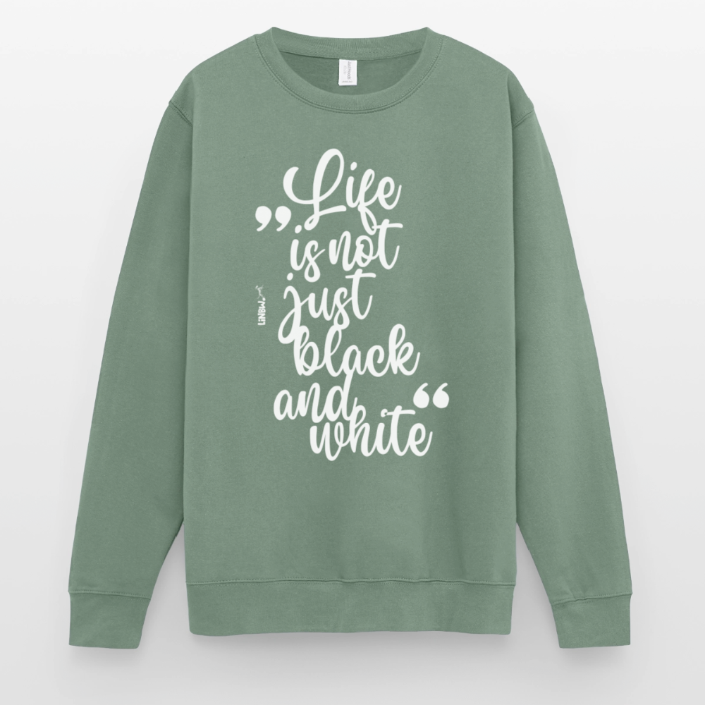 Life is not just black and white Classic Pullover White Edition - LiNBW.
