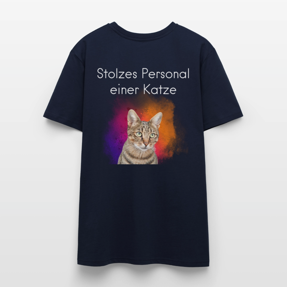 Pedro's Unisex T-Shirt Premium CAT DAD White Edition Stolzes Personal einer Katze - LiNBW.
