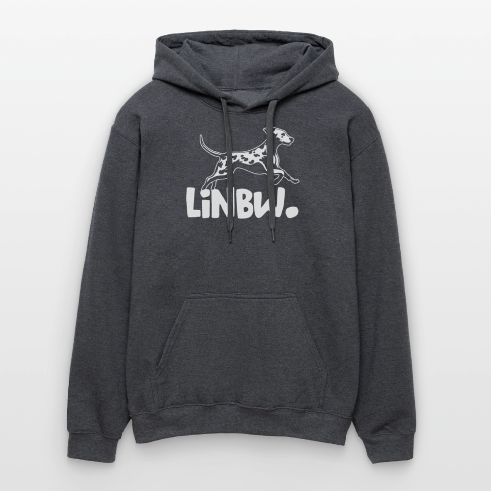LiNBW. Hoodie White Edition - Dunkelgrau meliert
