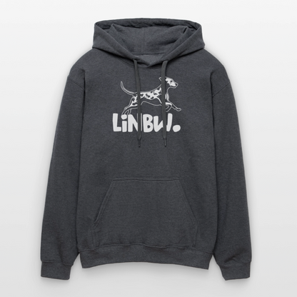 LiNBW. Hoodie White Edition - Dunkelgrau meliert