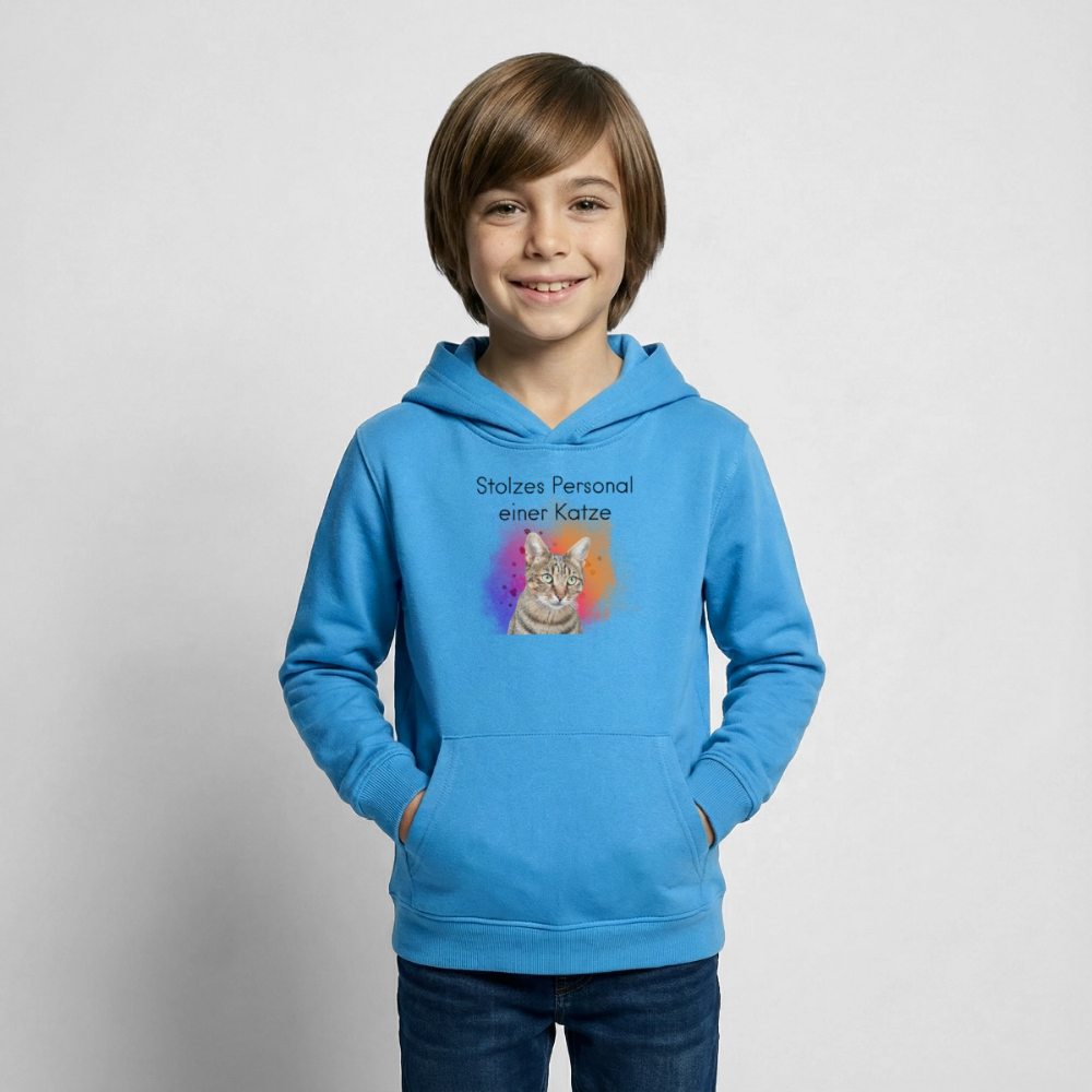 Pedro's Hoodie Stolzes Personal einer Katze Black Edition - LiNBW.