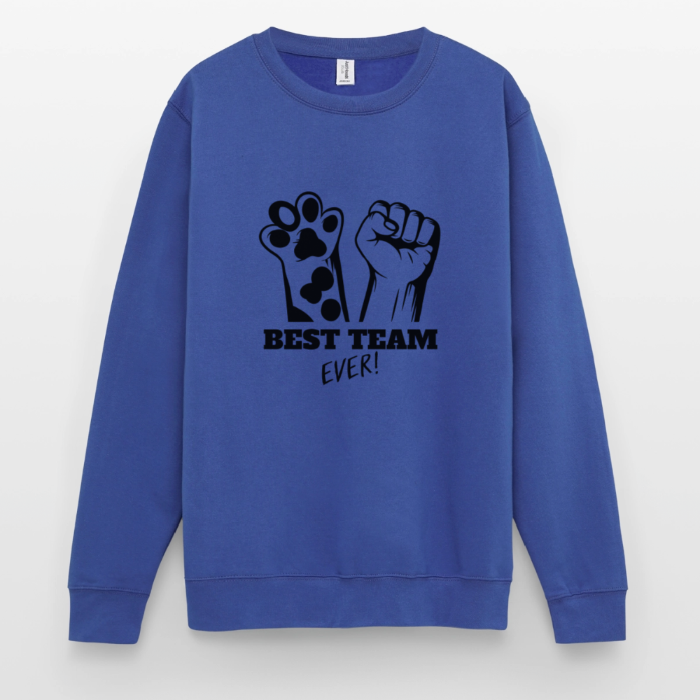 Best Team Ever Classic Pullover Black Edition - Royalblau