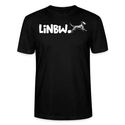 LiNBW. Unisex T-Shirt Premium Crew White Edition Life is not just black and white - Schwarz