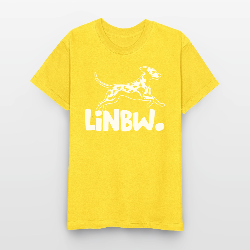 LiNBW. T-Shirt White Edition - Gelb