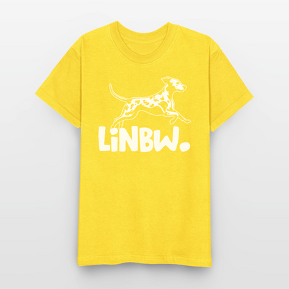 LiNBW. T-Shirt White Edition - Gelb