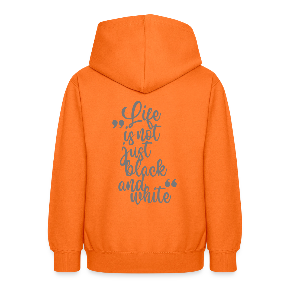 LiNBW. Crew Hoodie Life is not just black and white Edition Grey - LiNBW.