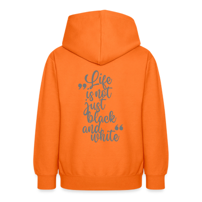 LiNBW. Crew Hoodie Life is not just black and white Edition Grey - LiNBW.