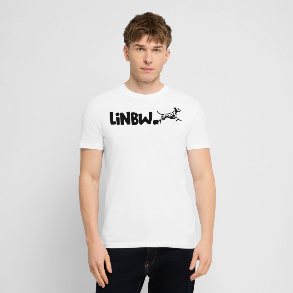 LiNBW. Unisex T-Shirt Premium Crew Black Edition Life is not just black and white - LiNBW.