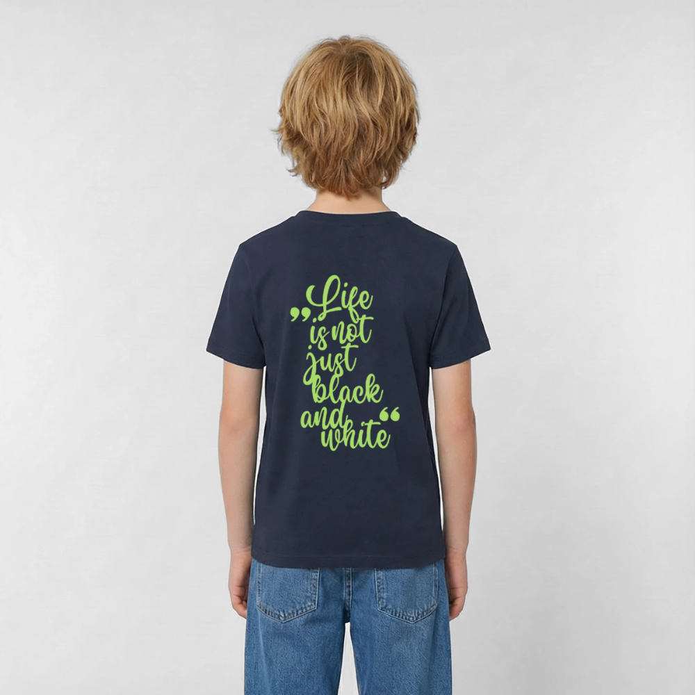 LiNBW. Crew T-Shirt Green Edition Life is not just black and white - LiNBW.