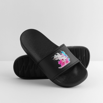 Boa´s Badelatschen für Männer Splash - Schwarz