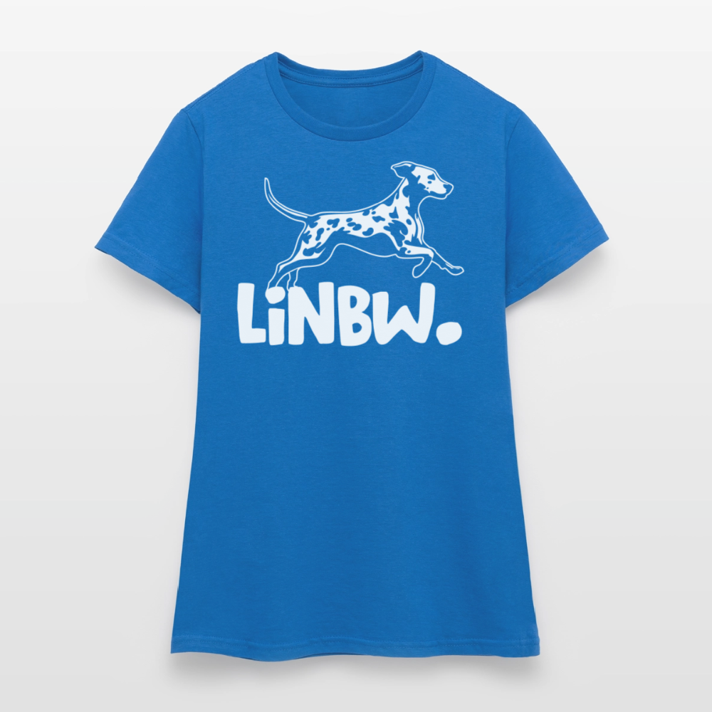 LiNBW. T-Shirt White Edition - Royalblau