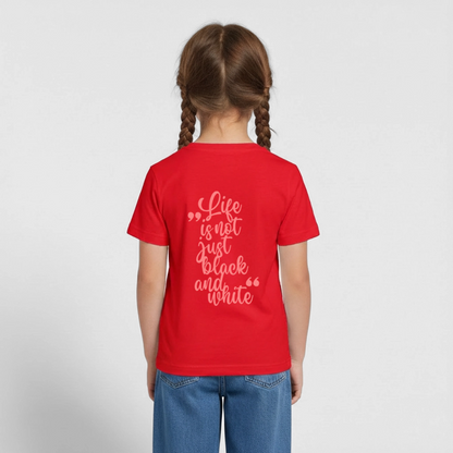 LiNBW. Crew T-Shirt Pink Edition Life is not just black and white - LiNBW.