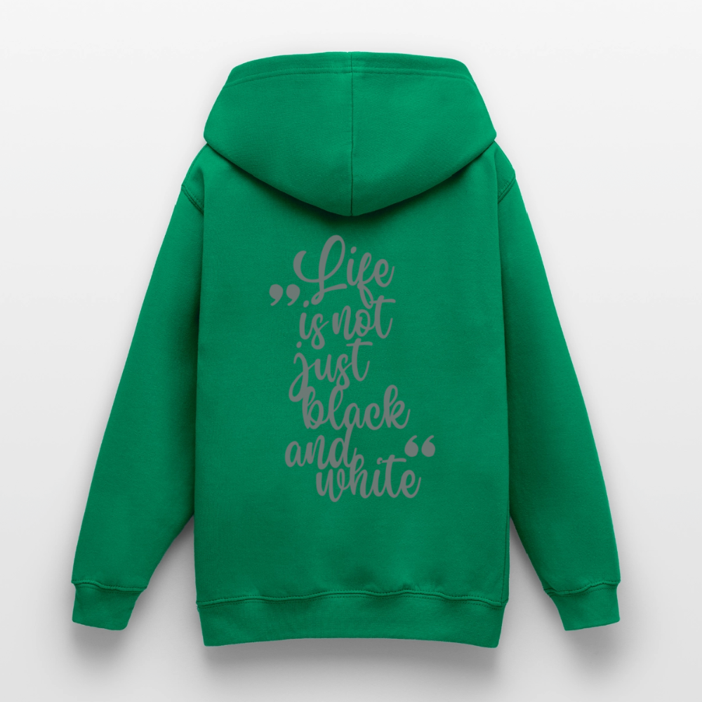 LiNBW. Crew Hoodie Life is not just black and white Edition Grey - LiNBW.