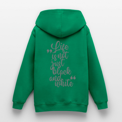 LiNBW. Crew Hoodie Life is not just black and white Edition Grey - LiNBW.