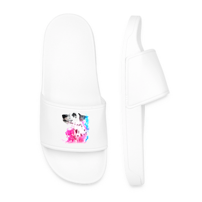 Boa´s Badelatschen für Männer Splash - Weiß