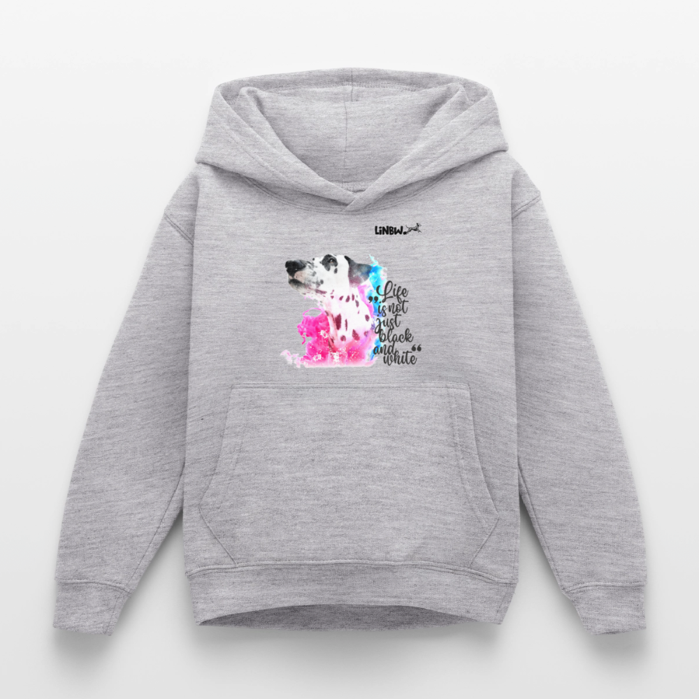 Boa's Hoodie Splash Life is not just black and white Edition Black - LiNBW.