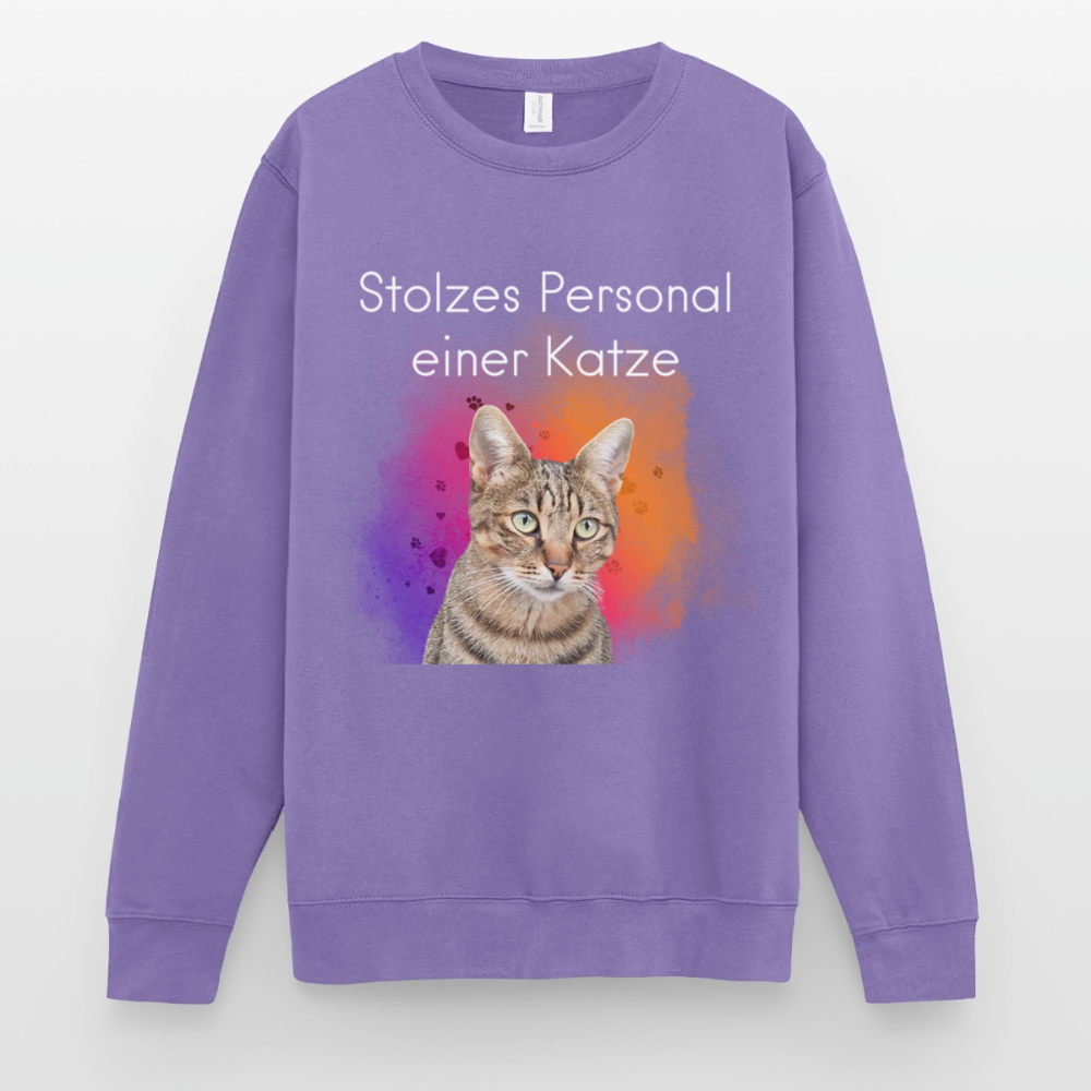 Pedro's Classic Pullover Stolzes Personal einer Katze White Edition - LiNBW.