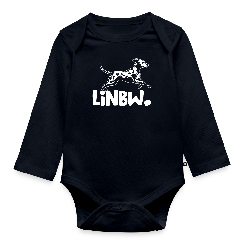 LiNBW. Langarm-Body White Edition - Navy