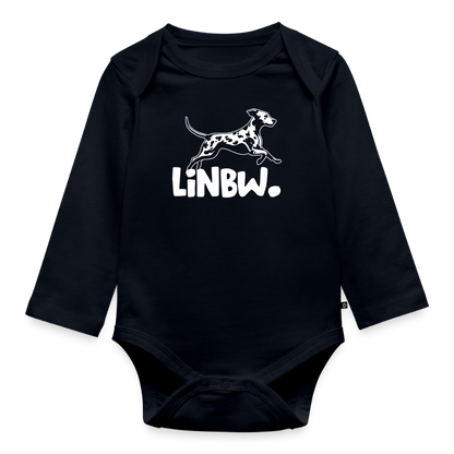 LiNBW. Langarm-Body White Edition - Navy