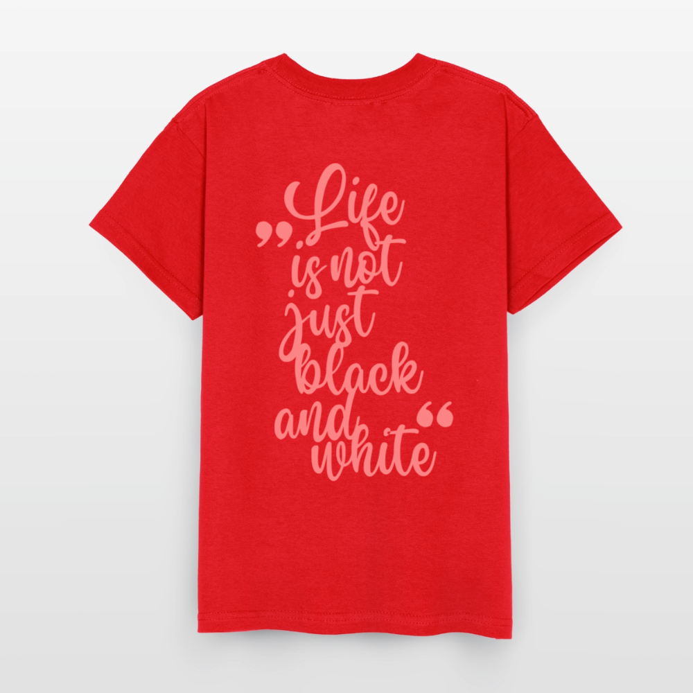 LiNBW. Crew T-Shirt Pink Edition Life is not just black and white - LiNBW.