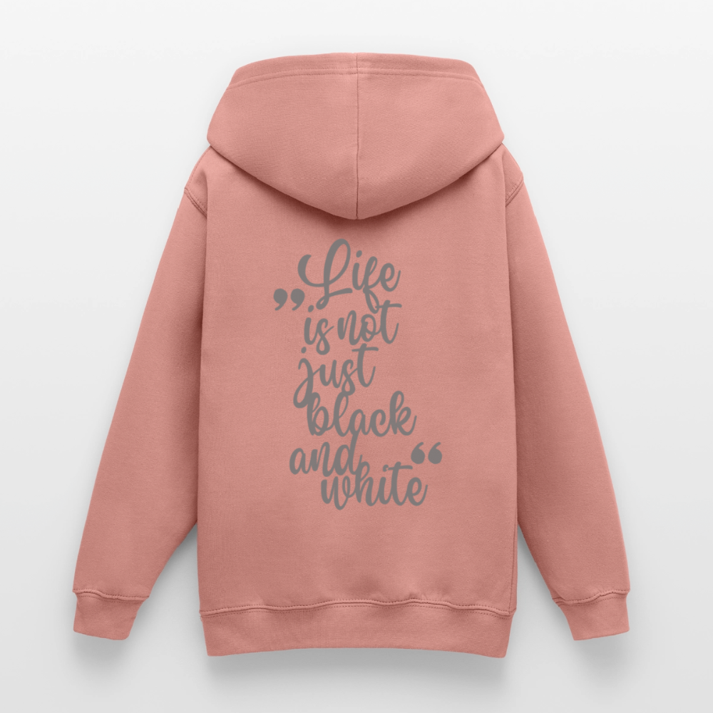 LiNBW. Crew Hoodie Life is not just black and white Edition Grey - LiNBW.