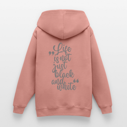 LiNBW. Crew Hoodie Life is not just black and white Edition Grey - LiNBW.