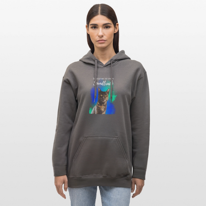 Nala's Hoodie Schnurren ist mein Soundtrack White Edition - Dunkelgrau