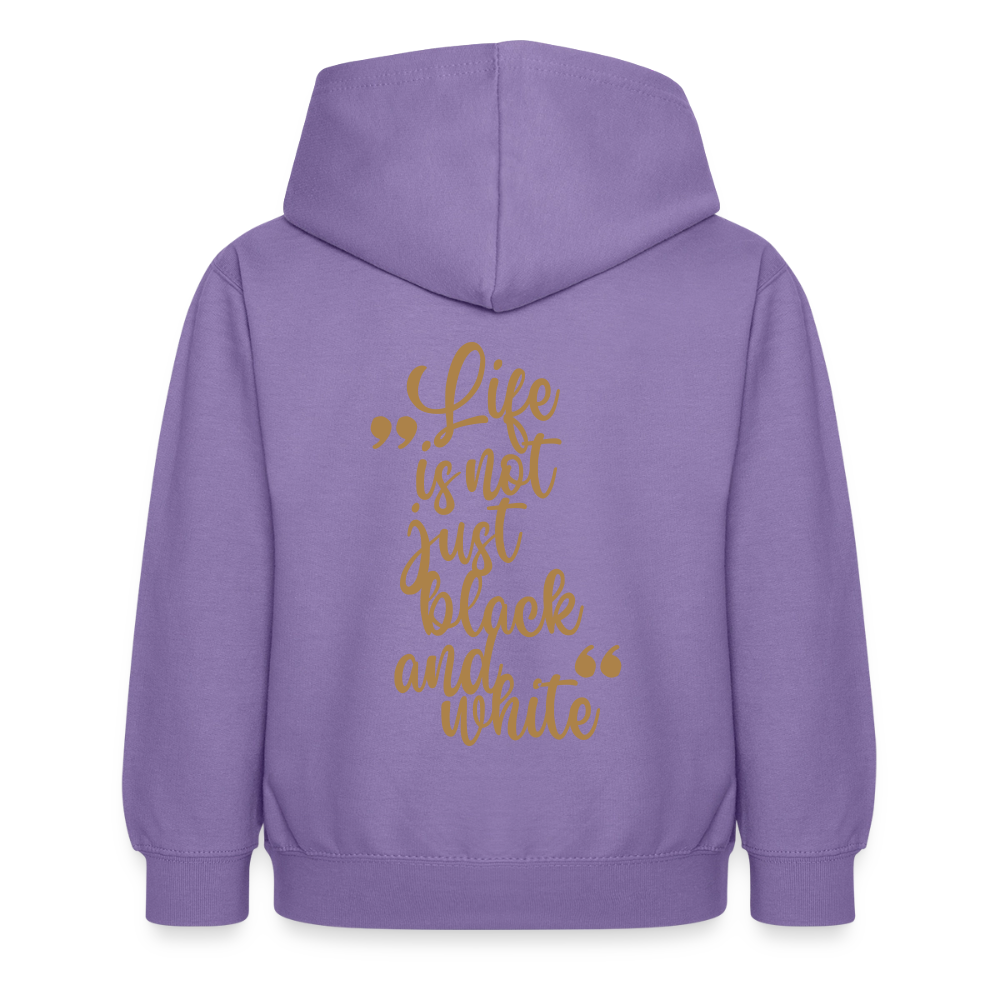 LiNBW. Crew Hoodie Life is not just black and white Edition Brown - LiNBW.