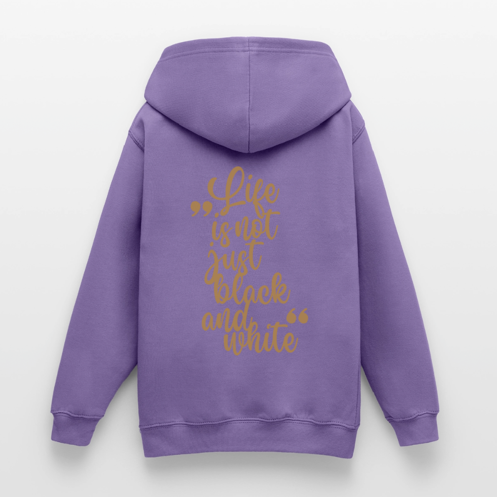 LiNBW. Crew Hoodie Life is not just black and white Edition Brown - LiNBW.