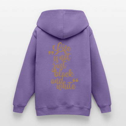 LiNBW. Crew Hoodie Life is not just black and white Edition Brown - LiNBW.
