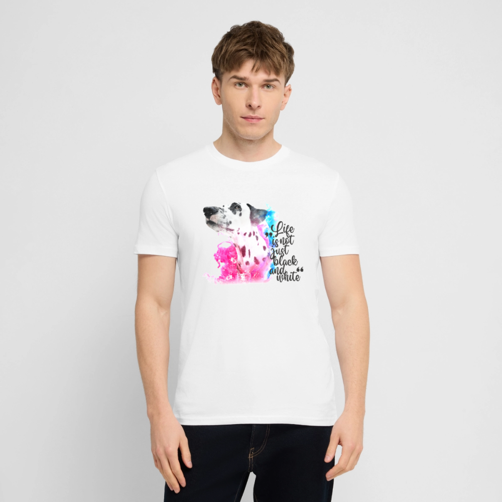 Boa's Unisex T-Shirt Premium Splash Black Edition Life is not just black and white - LiNBW.