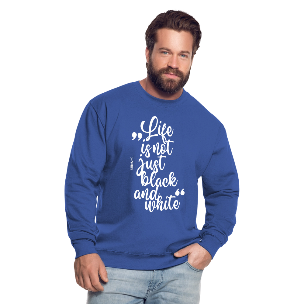 Life is not just black and white Classic Pullover White Edition - LiNBW.