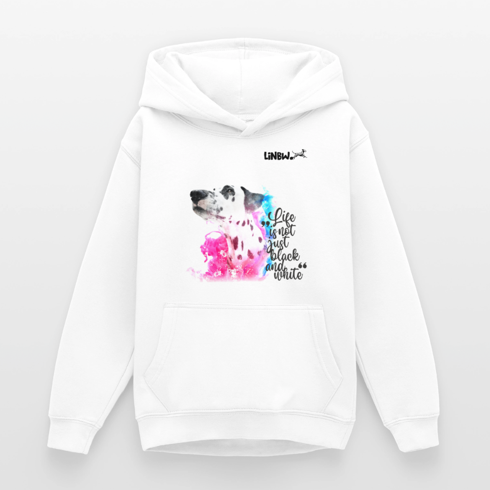Boa's Hoodie Splash Life is not just black and white Edition Black - LiNBW.