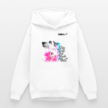 Boa's Hoodie Splash Life is not just black and white Edition Black - LiNBW.