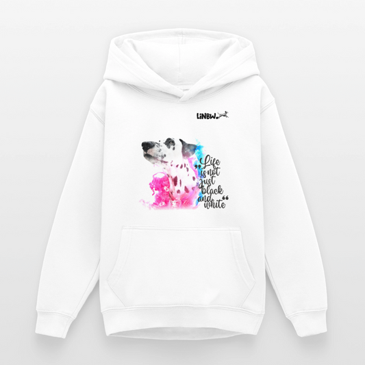 Boa's Hoodie Splash Life is not just black and white Edition Black - LiNBW.