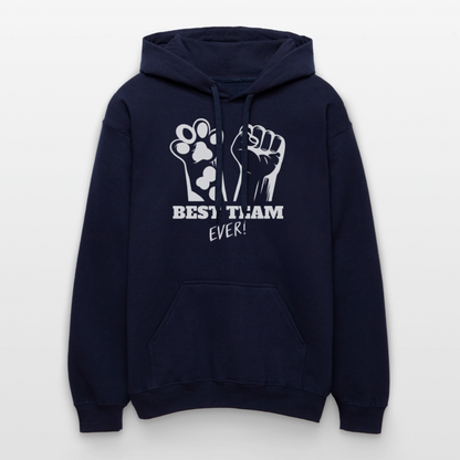 Best Team Ever Hoodie White Edition - Navy