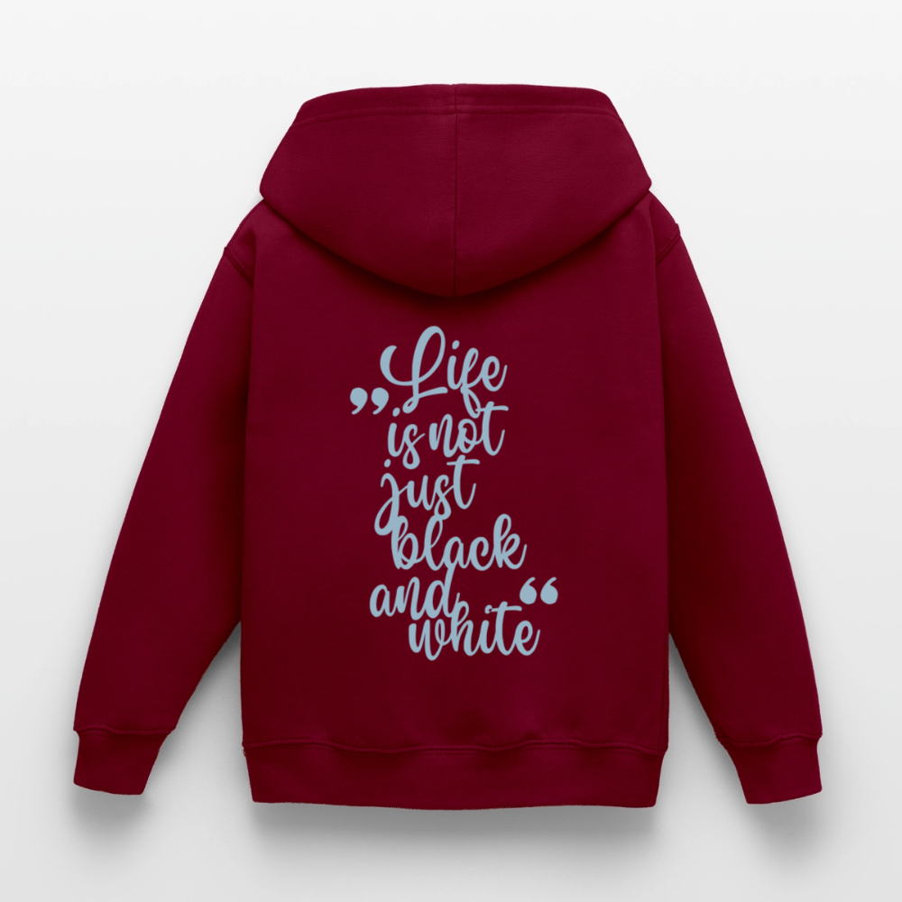 LiNBW. Crew Hoodie Life is not just black and white Edition Blue - LiNBW.
