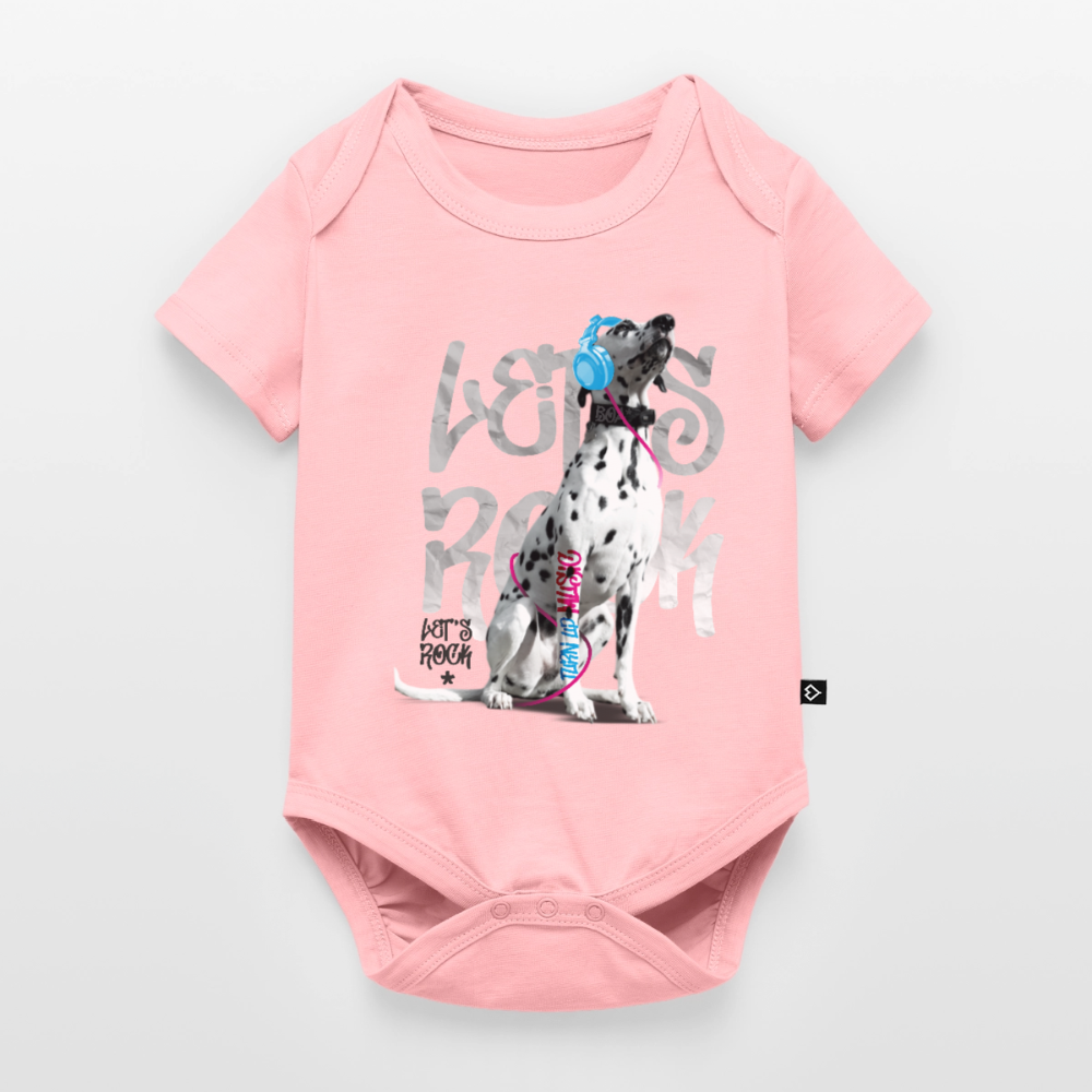 Boa´s Kurzarm-Body Let´s Rock - Rosa