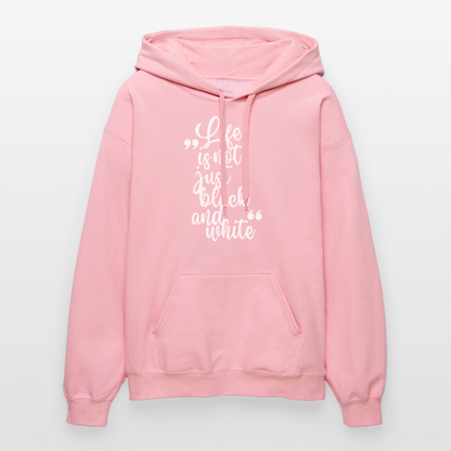 Life is not just black and white Hoodie White Edition - Hellrosa