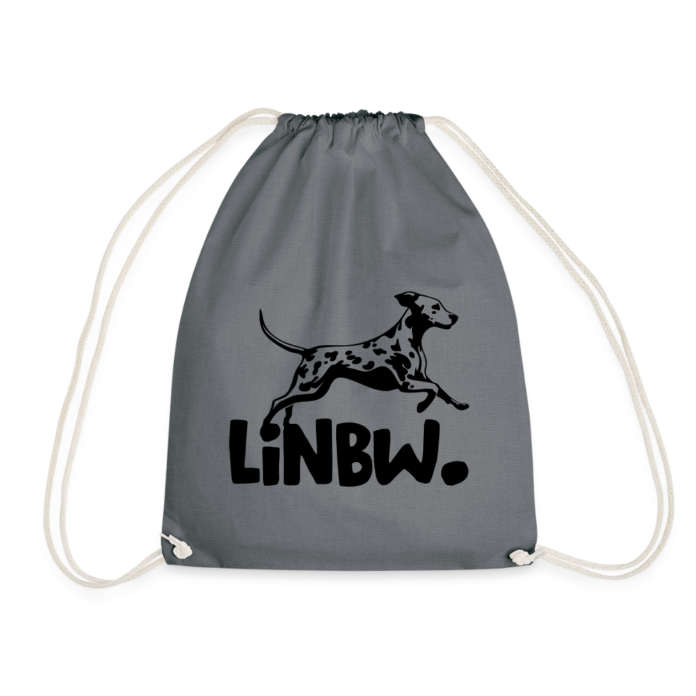 LiNBW. Turnbeutel Black Edition - Grau