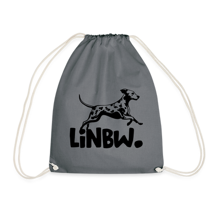LiNBW. Turnbeutel Black Edition - Grau