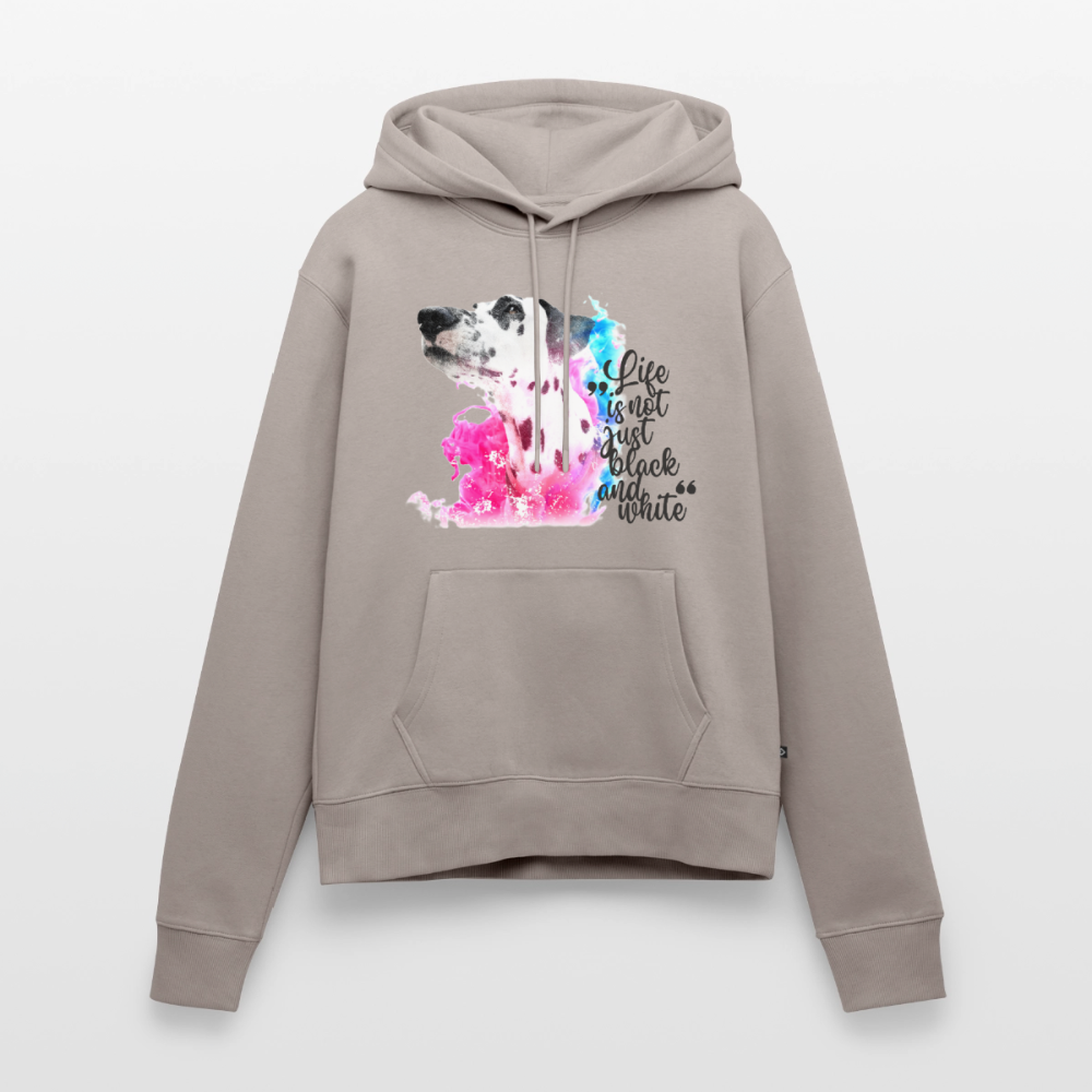 Boa's Hoodie Splash Life is not just black and white Edition Black - Taupe
