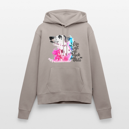 Boa's Hoodie Splash Life is not just black and white Edition Black - Taupe