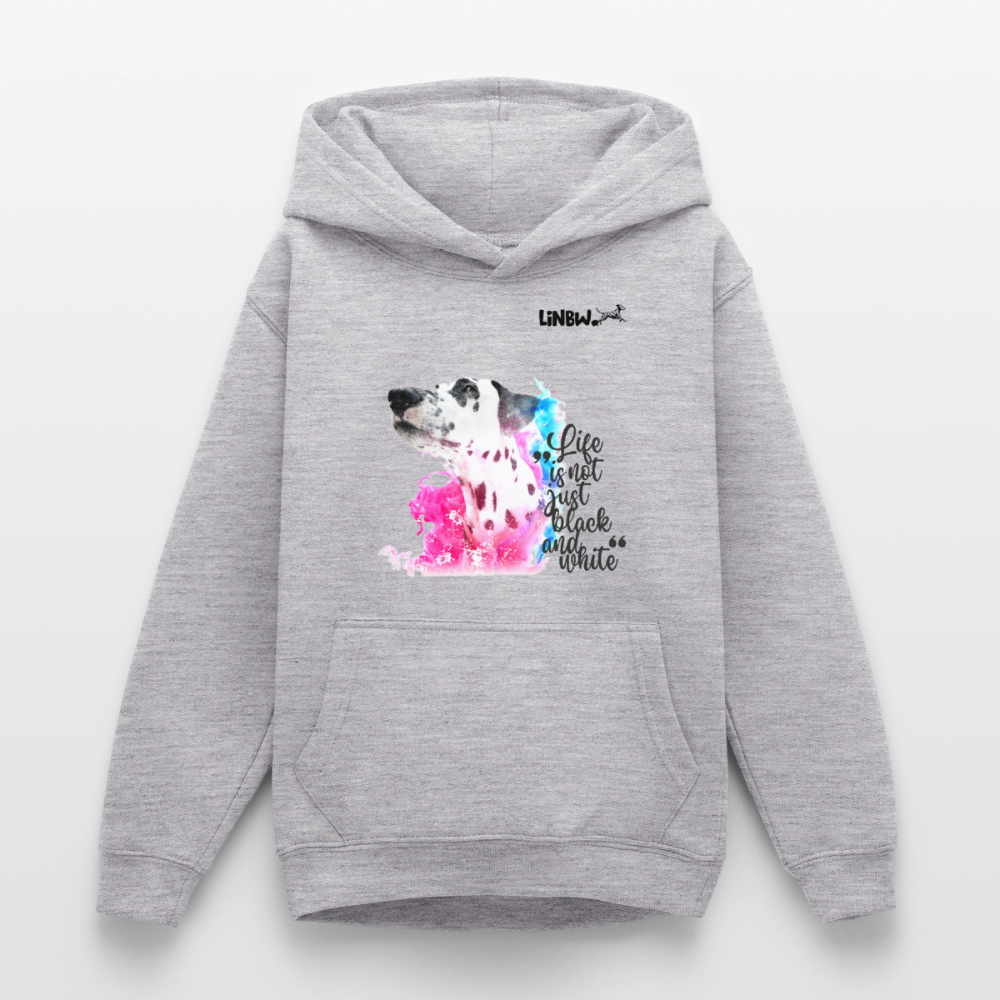 Boa's Hoodie Splash Life is not just black and white Edition Black - LiNBW.