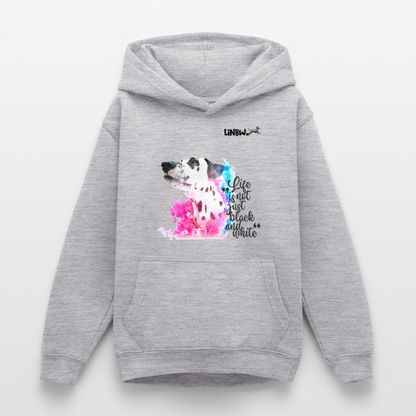 Boa's Hoodie Splash Life is not just black and white Edition Black - LiNBW.